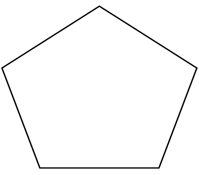 Can you draw a pentagon for me