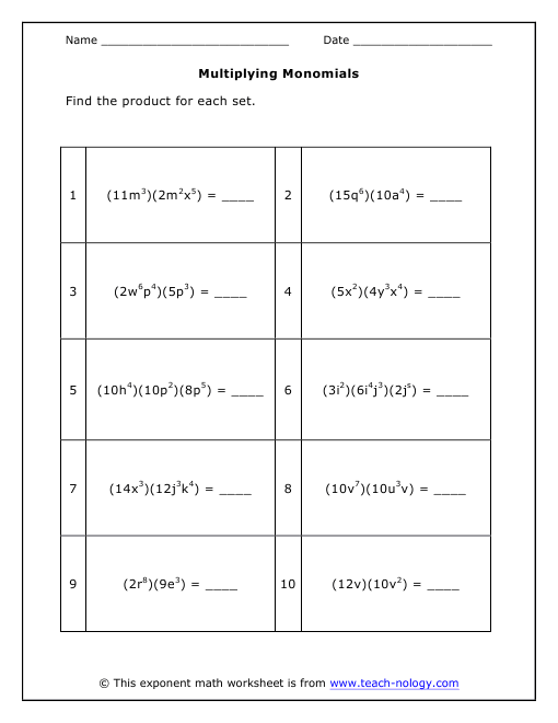 Mathworksheets4kids Multiply The Polynomials Pinterest U2022 The World S Catalog Of 