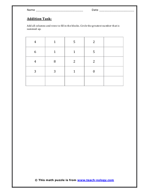 addition-task-puzzle